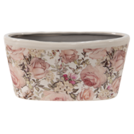 6CE1411 Bloempot Binnen Roze 27*13*14 cm 27*13*14 cm Roze | 6CE1411 | Clayre &amp; Eef