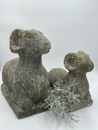 Ram liggend steen stonegrey grijs maat S L15xB8xH15 | 65471 | Home Sweet Home | Stoer &amp; Sober Woonstijl