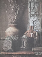 Staand deco bord nostalgisch afbeelding landelijk wonen kleur 19 x 14 cm mdf | 65517 | Home Sweet Home | Stoer &amp; Sober Woon