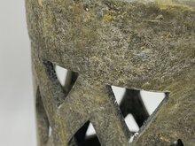  Waxinelichthouder / windlicht stonegrey grijs steen wiebertjes maat M 16x11 cm| 65538 | Home Sweet Home | Stoer &amp; Sober Wo