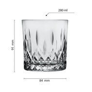 Clayre &amp; Eef | Waterglas Grijs 280 ml | 6GL3468