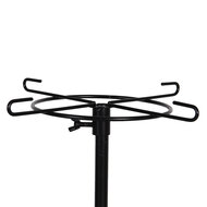 Clayre &amp; Eef | Display 4 haken Zwart &oslash; 25 cm | 6HD0060