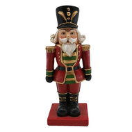 Clayre &amp; Eef | Kerstdecoratie Beeld Notenkraker Rood, Groen 6x5x15 cm | 6PR2731