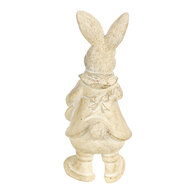 Clayre & Eef | Decoratie Beeld Konijn Beige 6x6x13 cm | 6PR3097W
