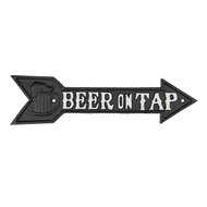 Clayre &amp; Eef | Tekstbord Bruin 32x1x8 cm | 6Y3899