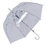 Clayre &amp; Eef | Paraplu Volwassenen Wit 60 cm | JZUM0055W