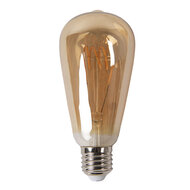 Clayre &amp; Eef | LED Lamp Bruin &oslash; 6x14 cm E27/3W | LP100