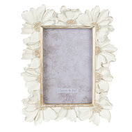 Clayre & Eef | Fotolijst Wit 18x2x23 cm / 10x15 cm | 2F0912