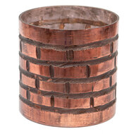 Clayre &amp; Eef | Glazen Theelichthouder &oslash; 15x15 cm | 6GL3593
