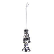 Clayre &amp; Eef | Decoratie Hanger Notenkraker Zilverkleurig 4x4x10 cm | 6CE1493ZI
