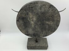 Ornament Schotse hooglaner op voet grijs stone antraciet 42 x 34 cm | 656000 | Home Sweet Home | Stoer &amp; Sober Woonstijl