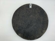 Muurdecoratie 5 cent munt schilderij ophangen grijs stone antraciet &oslash; 40 cm | 656002 | Home Sweet Home | Stoer &amp; Sober Woonstijl