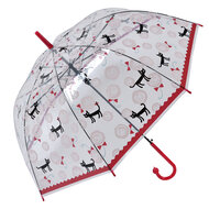 Clayre &amp; Eef | Paraplu Volwassenen Rood 60 cm | JZUM0055R