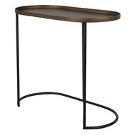 Clayre & Eef | Bijzettafel Goudkleurig 60x31x53 cm | 50547