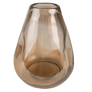 Clayre &amp; Eef | Vazen glas Bruin &oslash; 13x16 cm | 6GL4092CH