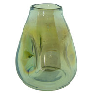Clayre &amp; Eef | Vazen glas Groen &oslash; 13x16 cm | 6GL4092GR