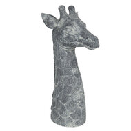 Clayre &amp; Eef | Decoratie Beeld Giraf Grijs 24x22x47 cm | 6PR3200