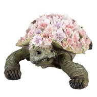 Clayre &amp; Eef | Decoratie Schildpad Roze, Groen 34x21x14 cm | 6PR4884