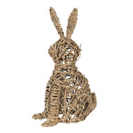 Clayre &amp; Eef | Decoratie beeld Konijn Bruin 20x15x36 cm | 6RO0592