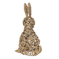 Clayre &amp; Eef | Decoratie beeld Konijn Bruin 20x15x36 cm | 6RO0592
