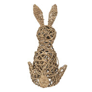 Clayre &amp; Eef | Decoratie beeld Konijn Bruin 20x15x36 cm | 6RO0592