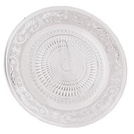 Clayre &amp; Eef | Servies Dinerbord Transparant &oslash; 25x1 cm | 6GL0224