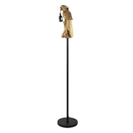 Clayre &amp; Eef | Vloerlamp Papegaai Goudkleurig &oslash; 25x139 cm E27/max 1x60W | 5LMP343