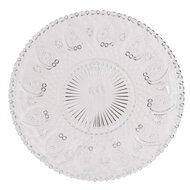 Clayre &amp; Eef | Servies Dinerbord Transparant &oslash; 25x1 cm | 6GL0227