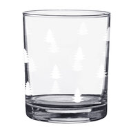 Clayre &amp; Eef | Waterglas Transparant Wit &oslash; 7x9 cm / 230 ml | BWXGL0001