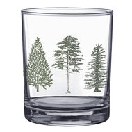 Clayre &amp; Eef | Waterglas Transparant Groen &oslash; 7x9 cm / 230 ml | NPTGL0001