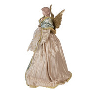 Clayre & Eef | Decoratie Beeld Engel Goudkleurig 26x16x43 cm | 65218