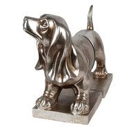 Clayre & Eef | Boekensteunen Set van 2 Hond Zilverkleurig 36x12x19 cm | 6PR3861