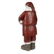 Clayre &amp; Eef | Kerstdecoratie Beeld Rood, Wit 18x14x46 cm | 6PR3913