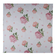 Clayre &amp; Eef | Tafelkleed Wit, Roze, Groen 150x150 cm | VTG15