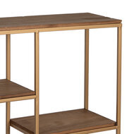 Clayre &amp; Eef | Wandrek Goudkleurig 53x18x49 cm | 50744