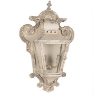 Clayre & Eef | Wandlamp Beige Grijs Goudkleurig 43x16x68 cm E14/max 2x25W | 5LMP363