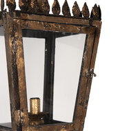 Clayre & Eef | Vloerlamp Zwart Goudkleurig 44x40x172 cm E14/max 1x25W | 5LMP364