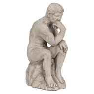 Clayre & Eef | Decoratie man 16x12x31 cm | 6TE0493