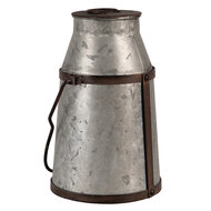 Clayre & Eef | Decoratie Melkbus Grijs Bruin 21x20x31/44 cm | 6Y5408
