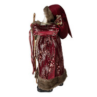 Clayre &amp; Eef | Kerstdecoratie Kerstman Rood 37x29x82 cm | 50765