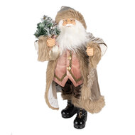 Clayre &amp; Eef | Kerstdecoratie Kerstman Beige 15x10x30 cm | 65251