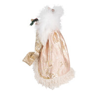 Clayre & Eef | Decoratie Beeld Engel Roze Beige 21x12x35 cm | 65262
