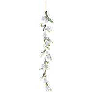 Dekoratief | Deco slinger met lila bloemen, PVC, 120cm | A190336