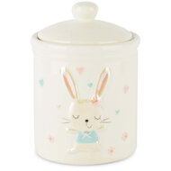 Dekoratief | Pot met deksel &#039;Baby Bunny&#039;, keramiek, 11x10x15cm | A200272