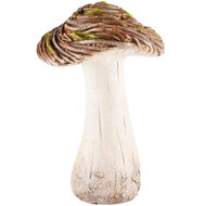 Dekoratief | Tuindeco paddenstoel, magnesium, 21x20x37cm | A220933