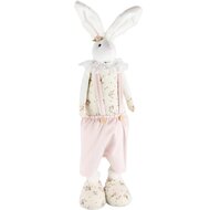 Dekoratief | Deco bunny staand, stof, 18x10x69cm | A230658
