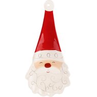 Dekoratief | Lepelhouder santa, dolomiet, wit/rood, 26x12x3cm | A235247