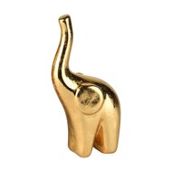 Dekoratief | Deco olifant &#039;Gelly&#039;, goud, dolomiet, 9x6x18cm | A235299