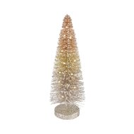 Dekoratief | Deco boompje h?risson, goud, LED, 10x10x28cm | A235517