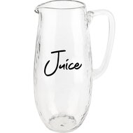 Dekoratief | Kan &#039;Juice&#039;, transparant, glas, 15x15x23cm | A238216